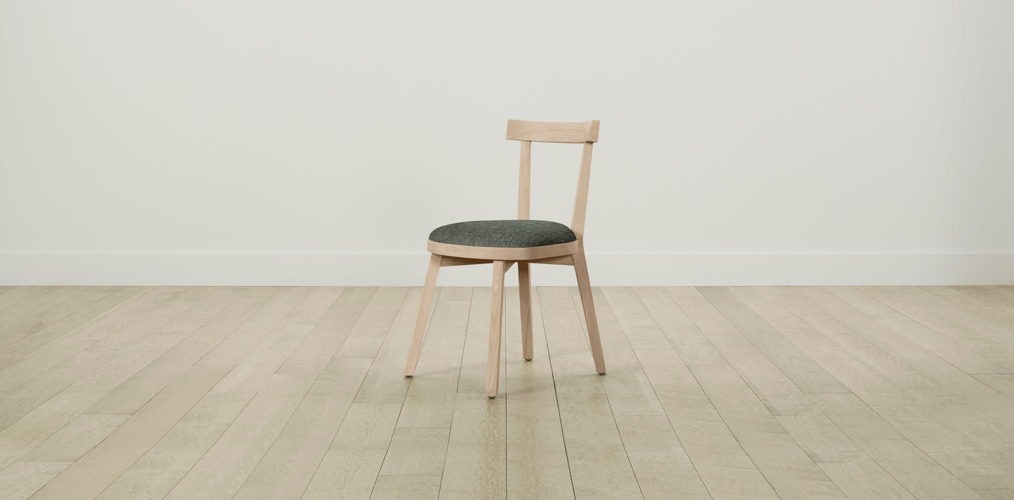 The Allen - Belgian Linen Thyme Dining Chair
