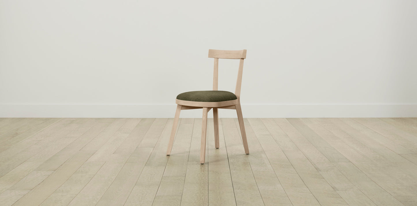 The Allen - Mohair Moss Dining Chair