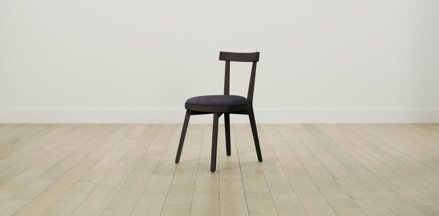The Allen - Performance Velvet Flannel Dining Chair