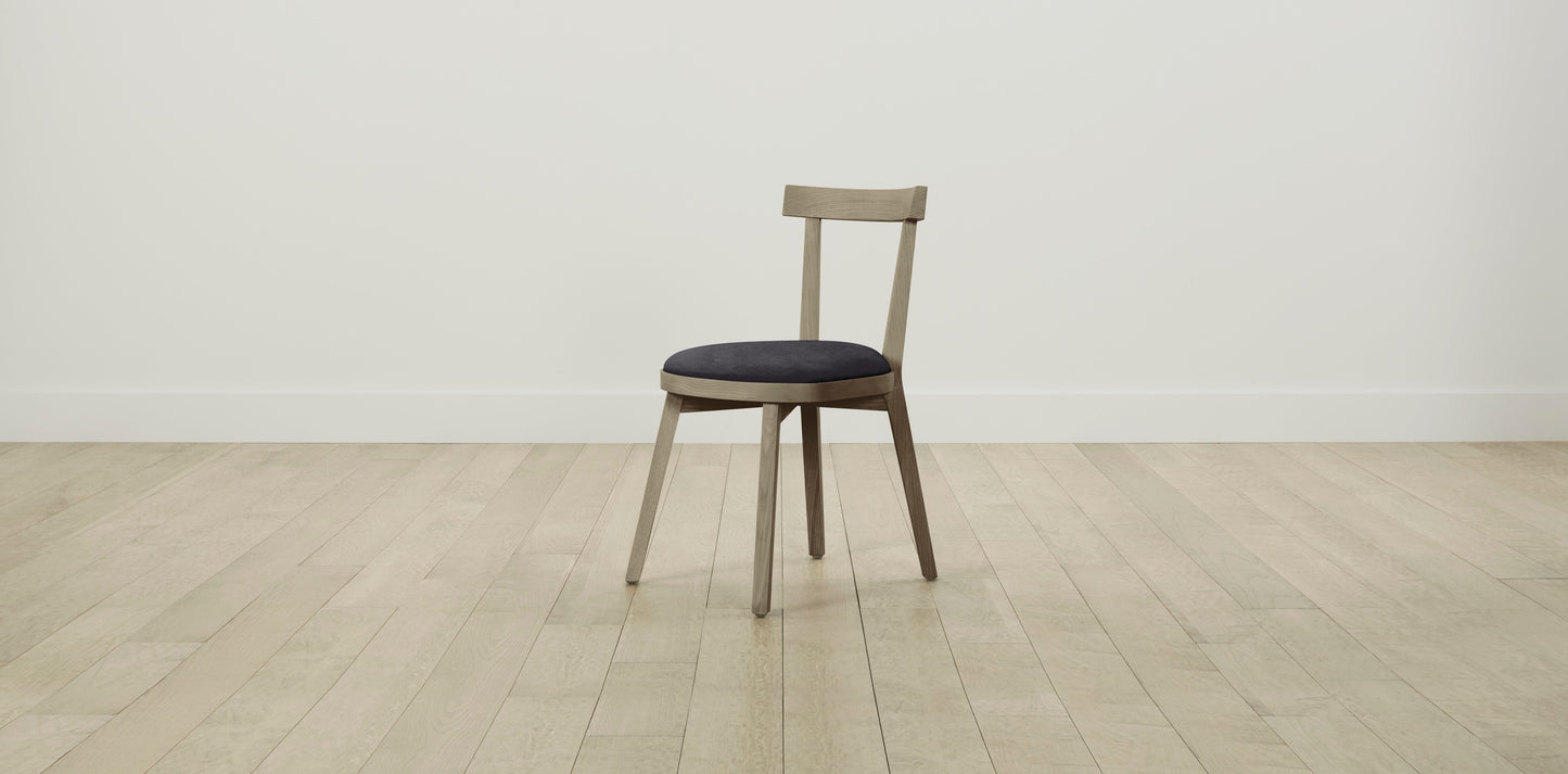 The Allen - Performance Velvet Flannel Dining Chair