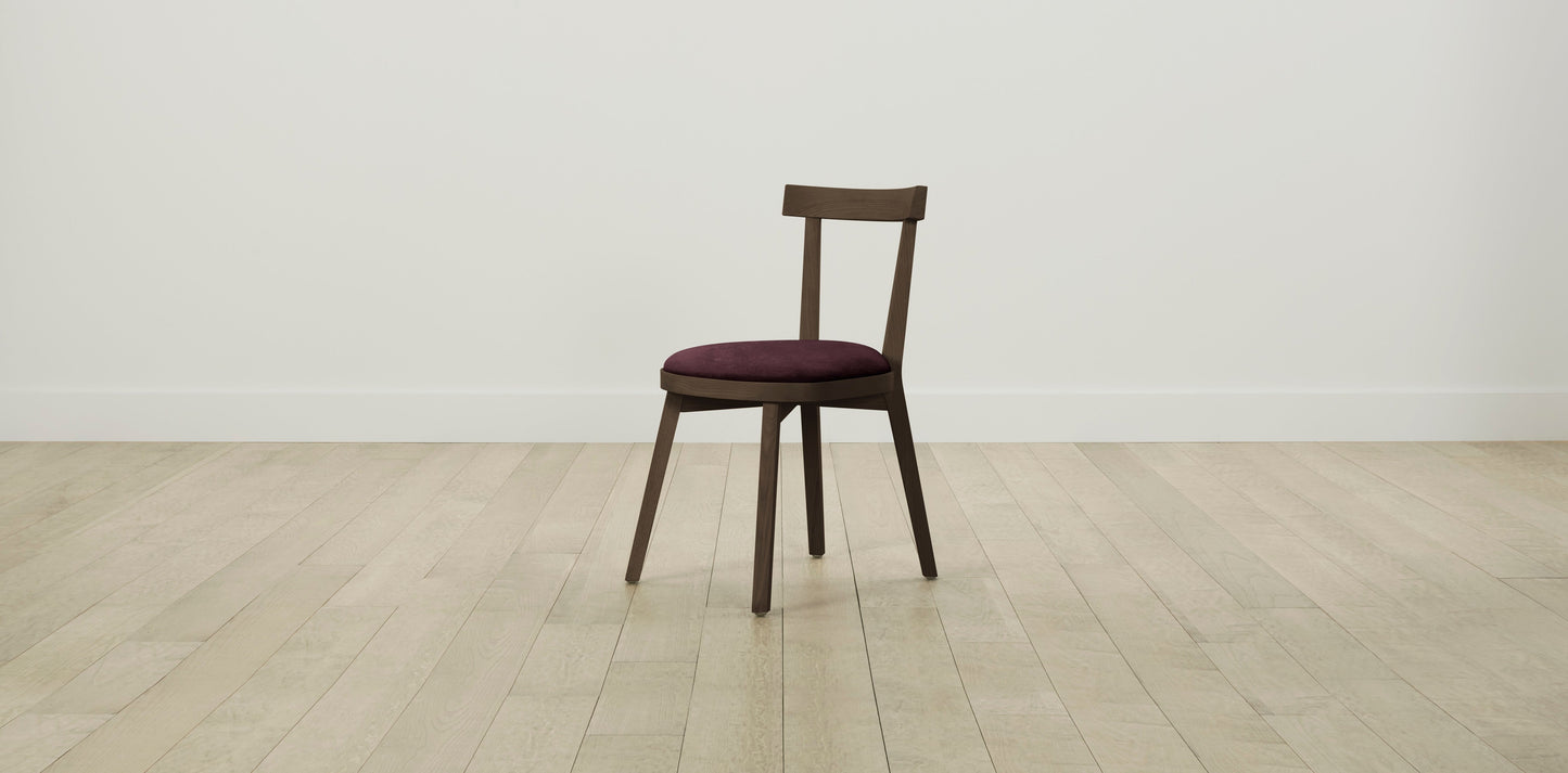 The Allen - Performance Velvet Merlot Dining Chair