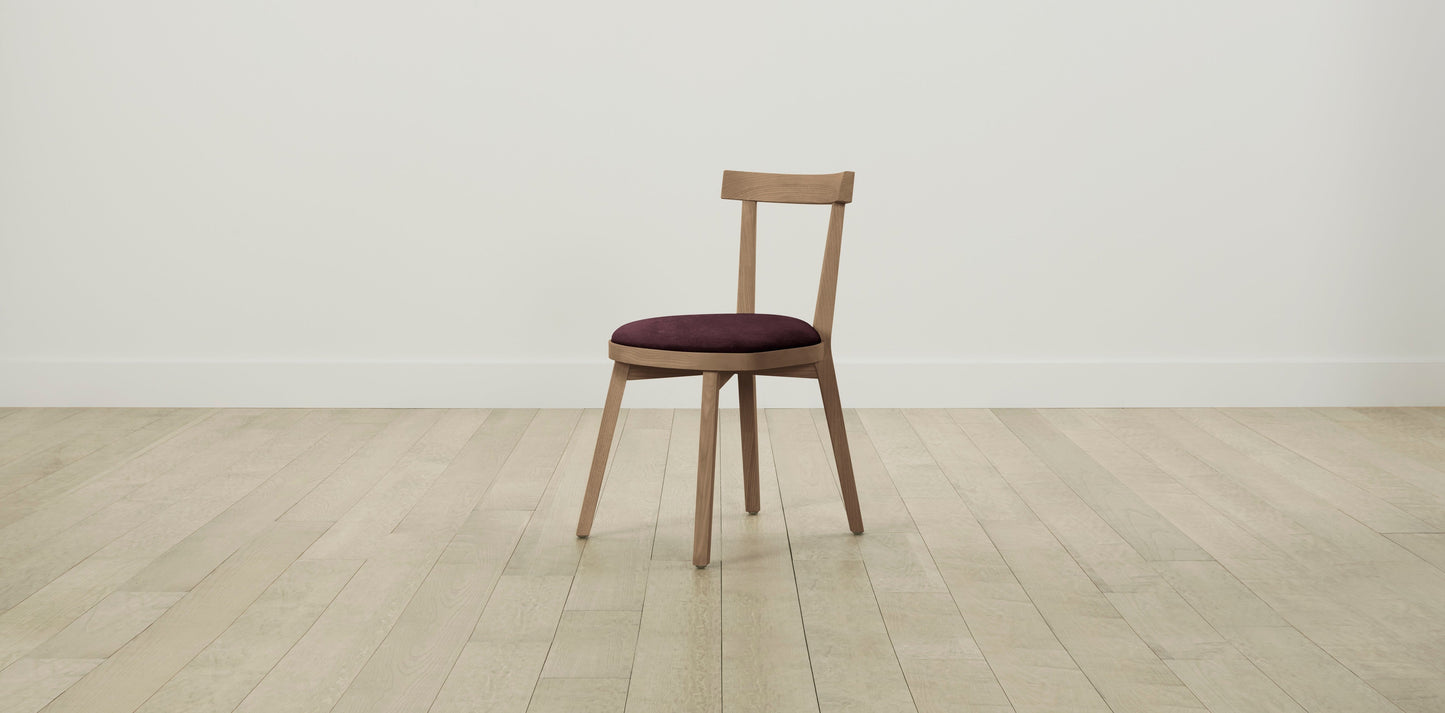 The Allen - Performance Velvet Merlot Dining Chair