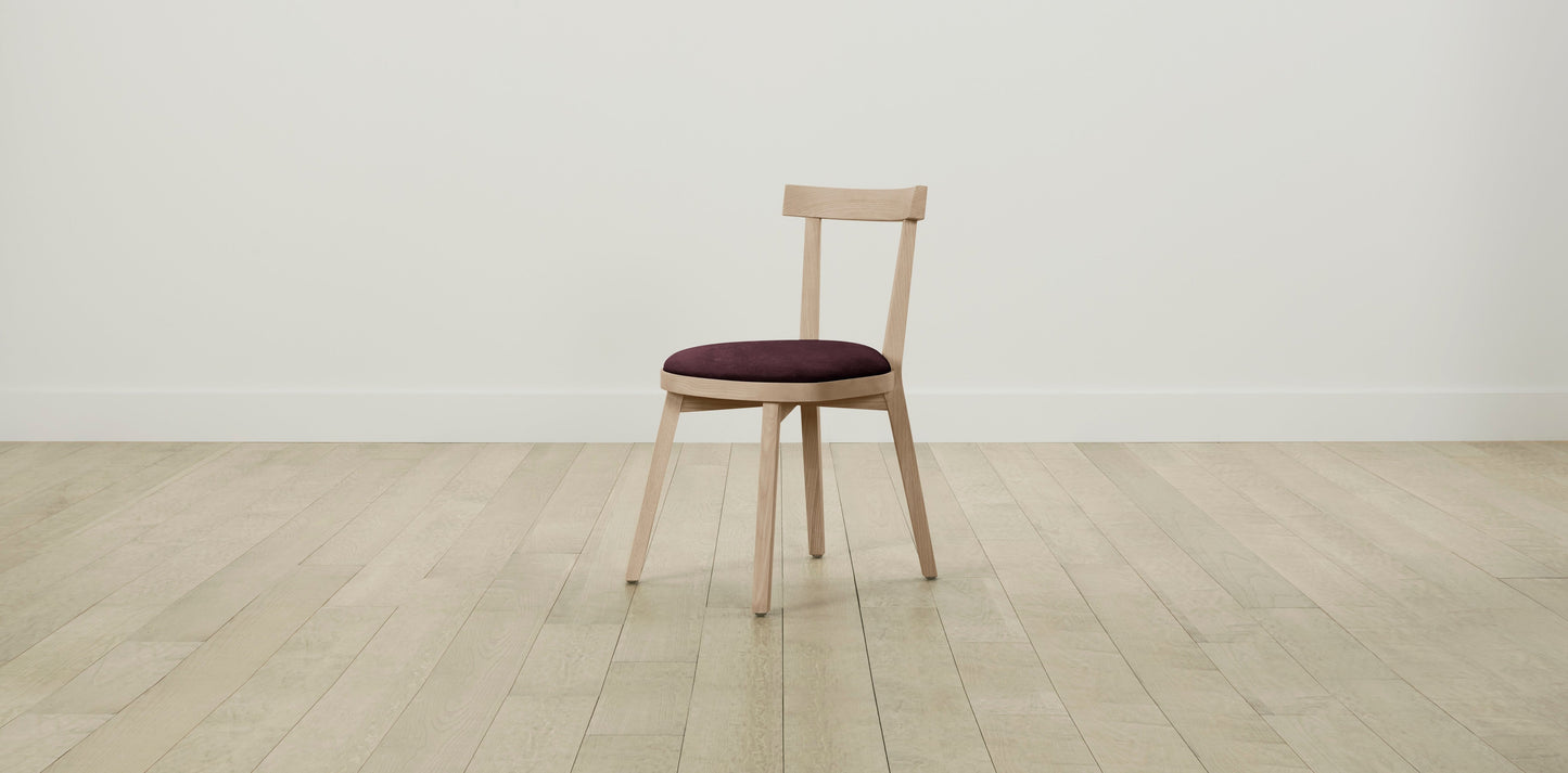 The Allen - Performance Velvet Merlot Dining Chair