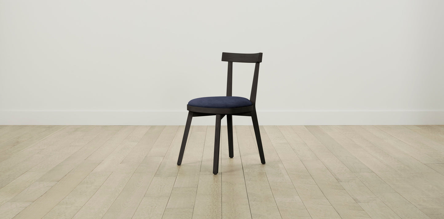 The Allen - Performance Velvet Midnight Dining Chair