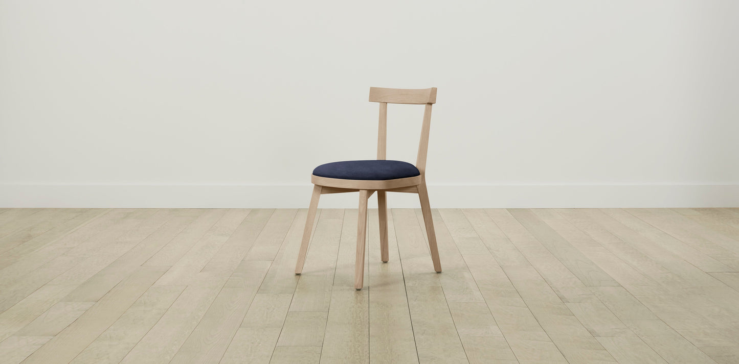 The Allen - Performance Velvet Midnight Dining Chair