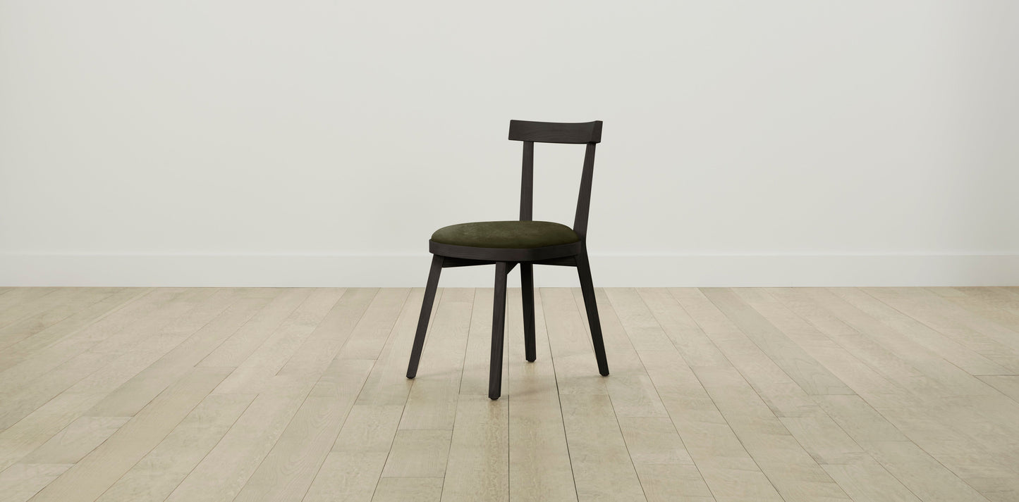 The Allen - Performance Velvet Olive Dining Chair