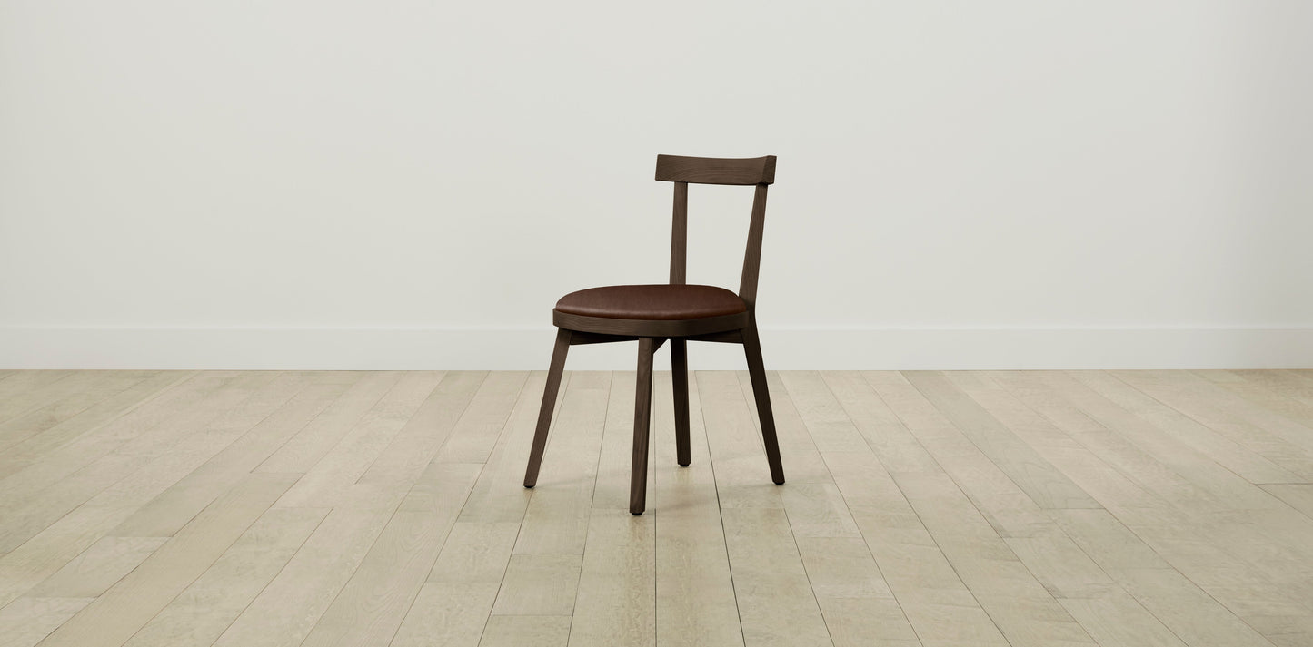 The Allen - Tuscan Leather Bourbon Dining Chair
