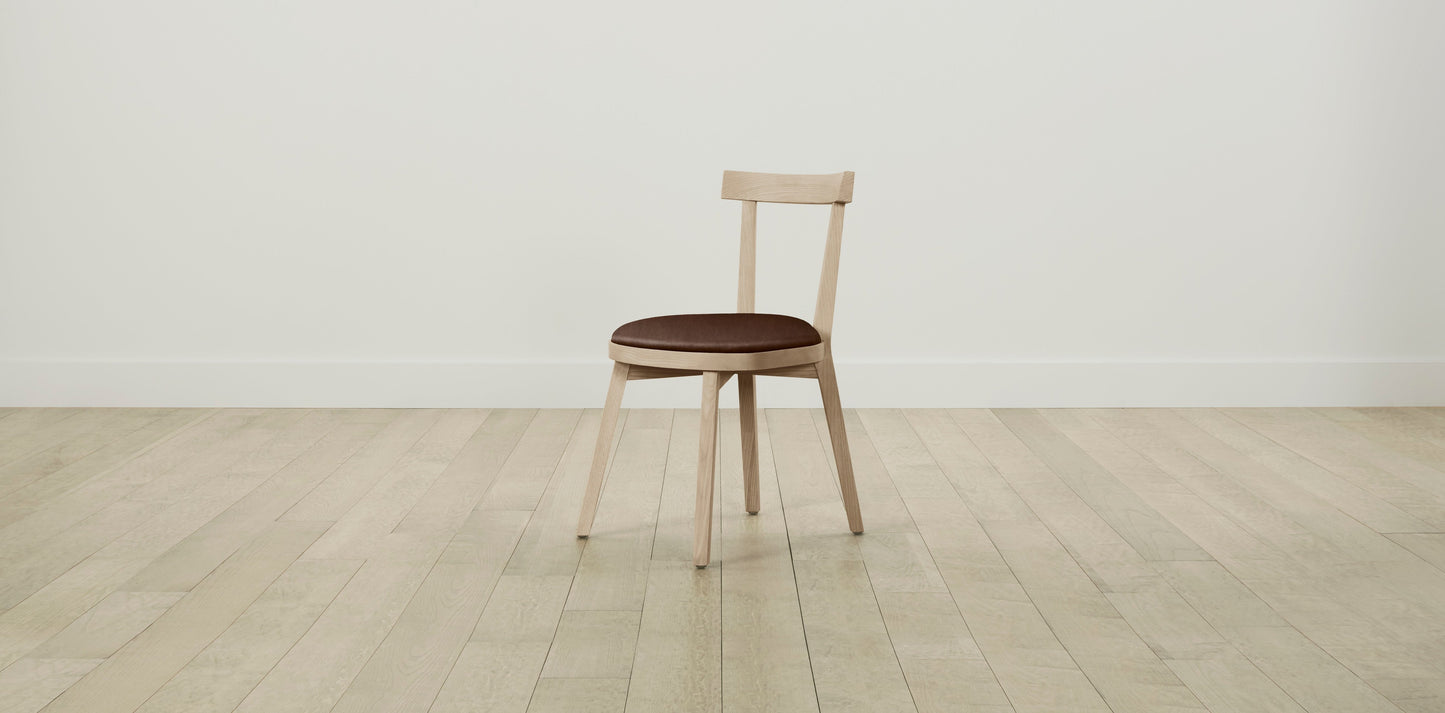 The Allen - Tuscan Leather Bourbon Dining Chair