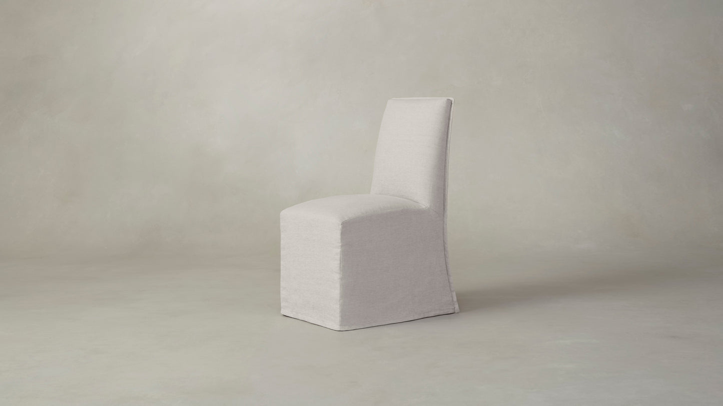 The Beacon - Performance Stonewashed Linen Dew Dining Chair