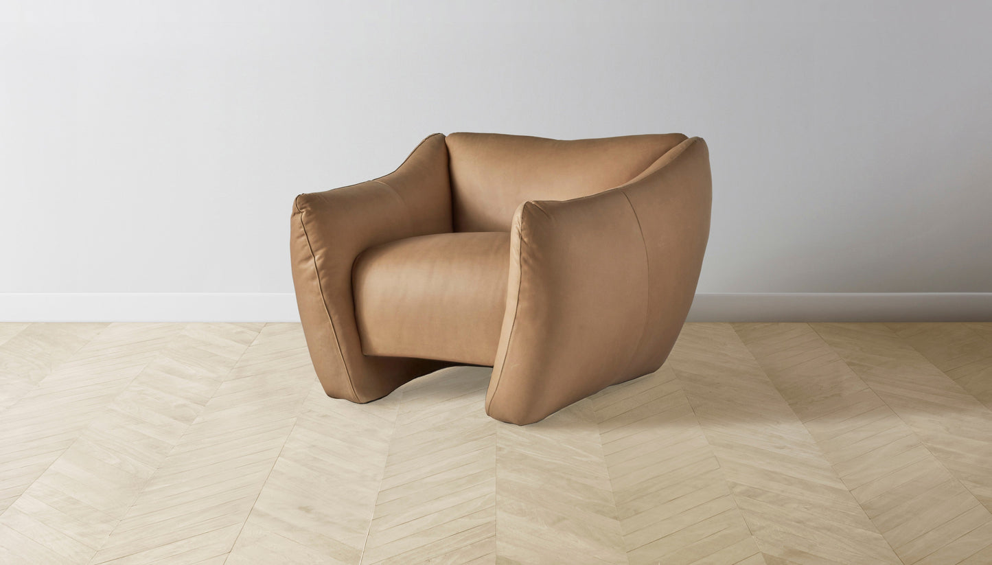 The Bond - Tuscan Leather Camel Chair