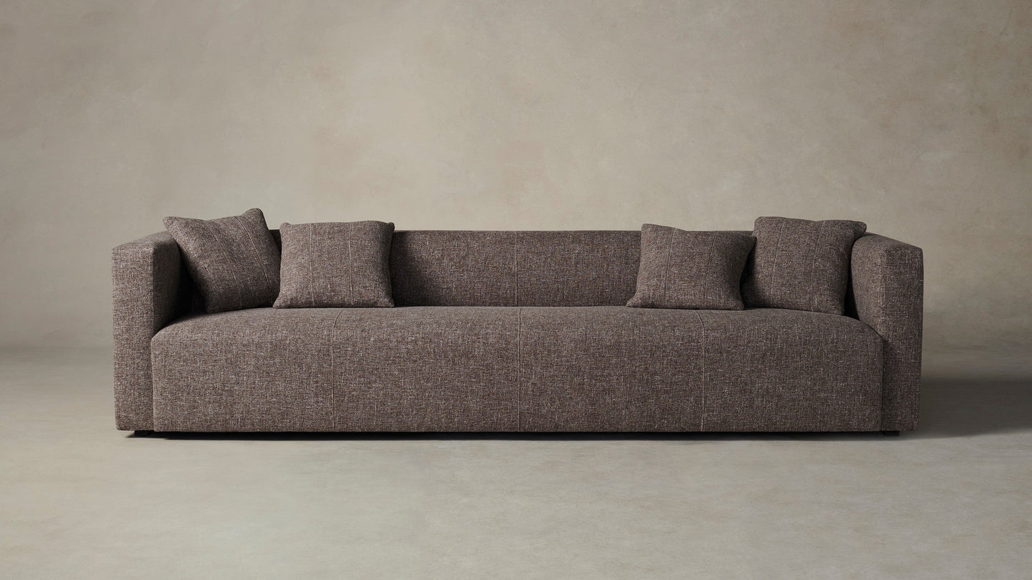 The Breuer - Belgian Linen Carob Sofa
