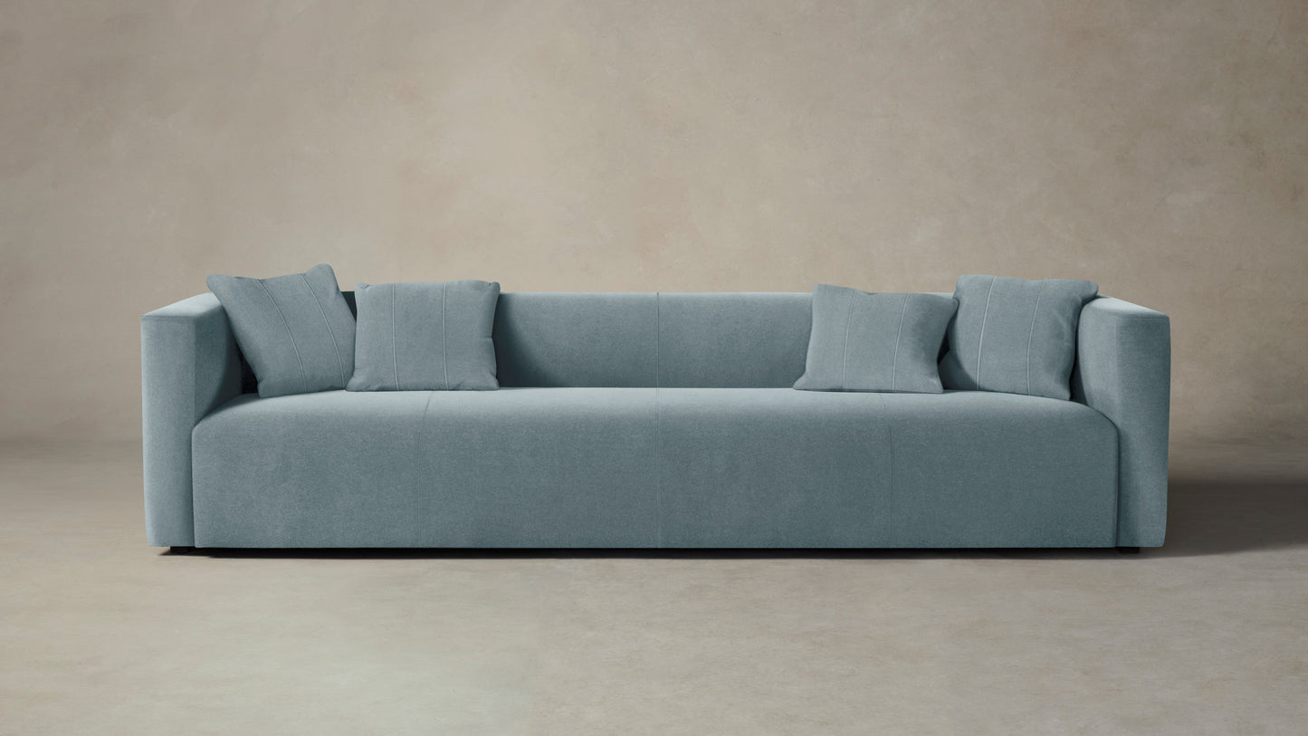 The Breuer - Mohair Slate Blue Sofa