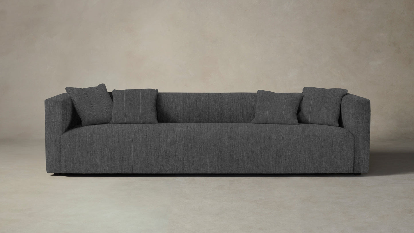 The Breuer - Performance Tweed Smoke Sofa
