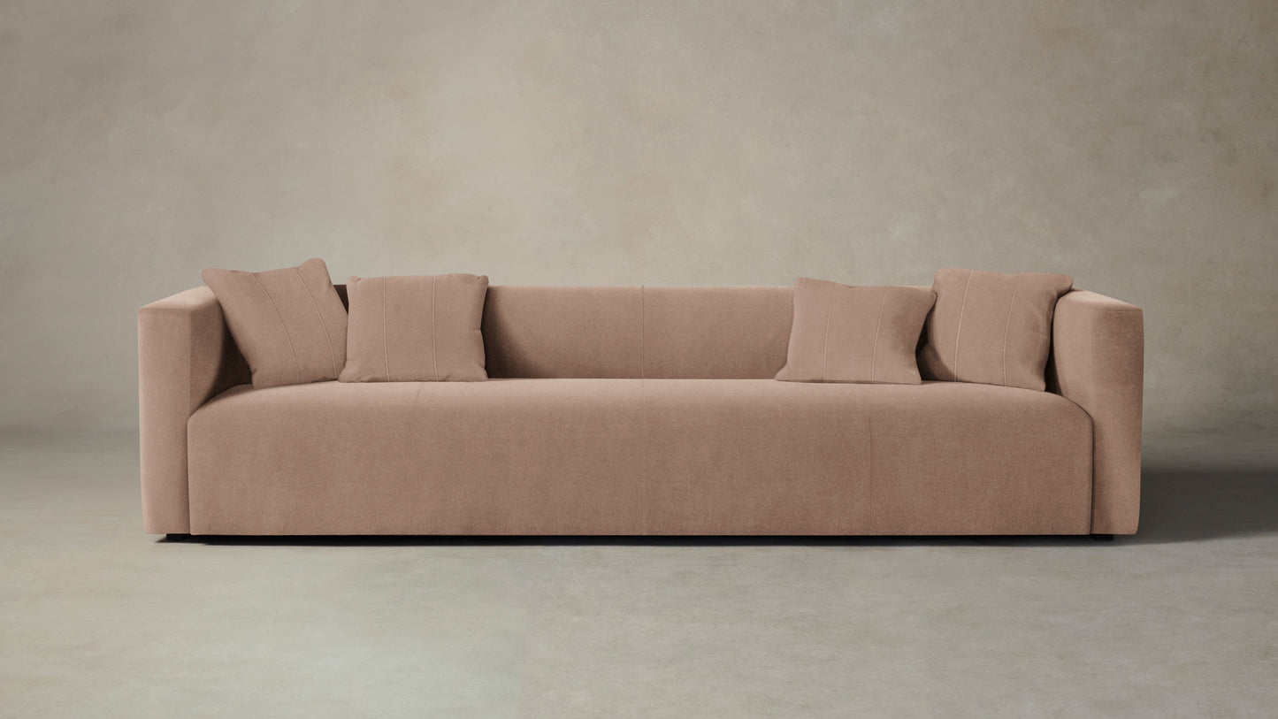 The Breuer - Performance Velvet Dusty Rose Sofa