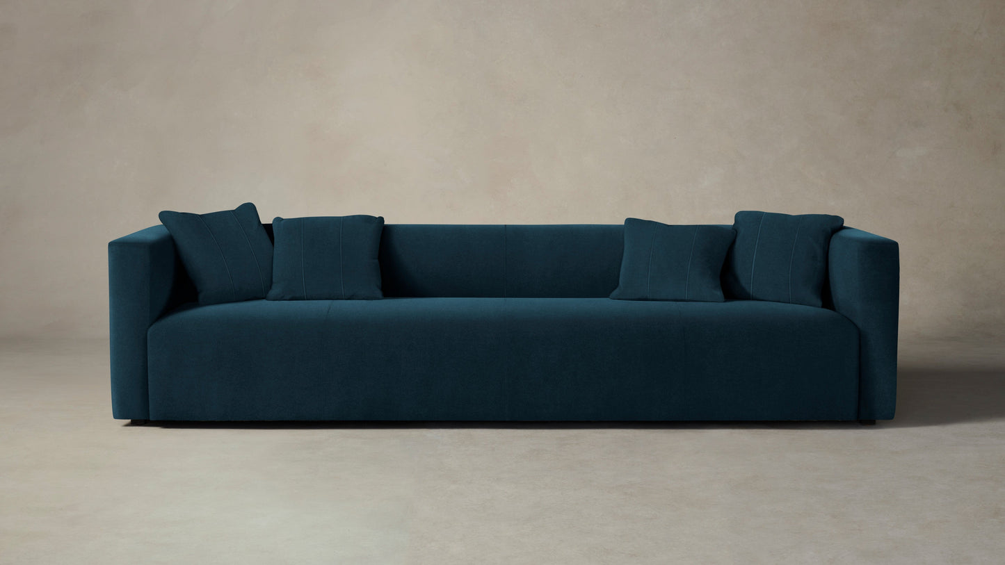 The Breuer - Performance Velvet Lagoon Sofa