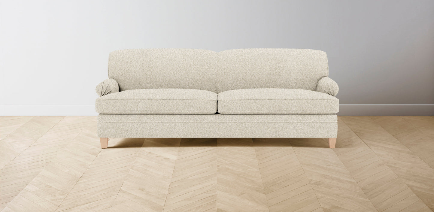 The Carmine - Italian Bouclé White Sofa
