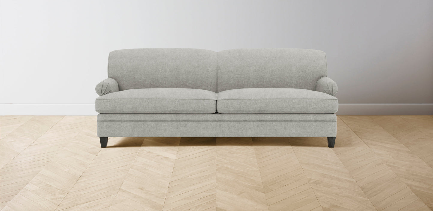 The Carmine - Performance Melange Weave Flint Sofa