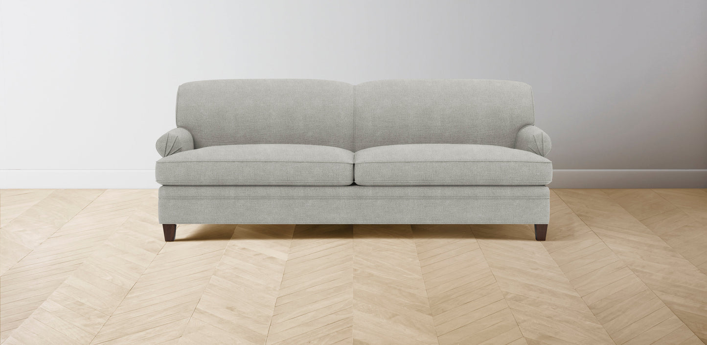 The Carmine - Performance Melange Weave Flint Sofa
