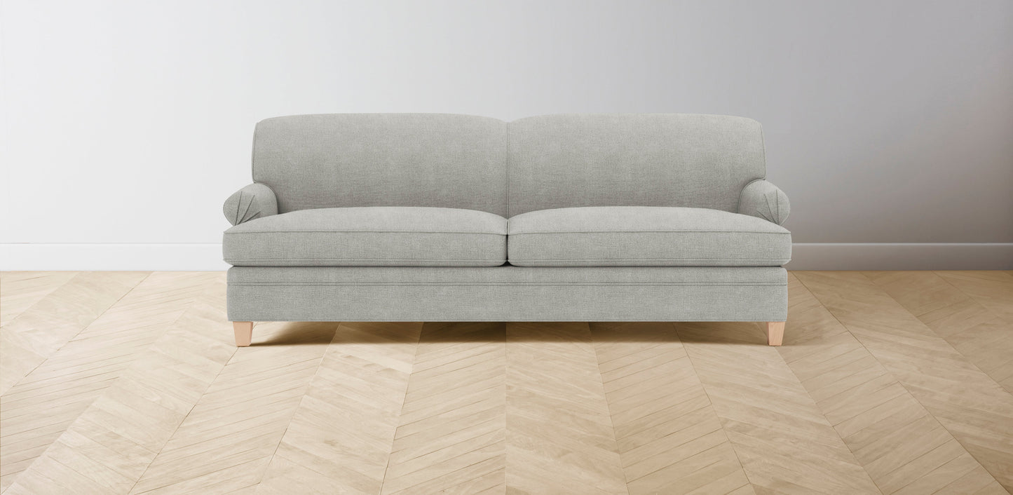 The Carmine - Performance Melange Weave Flint Sofa