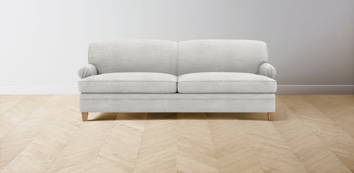 The Carmine - Performance Textured Tweed Dove Sofa
