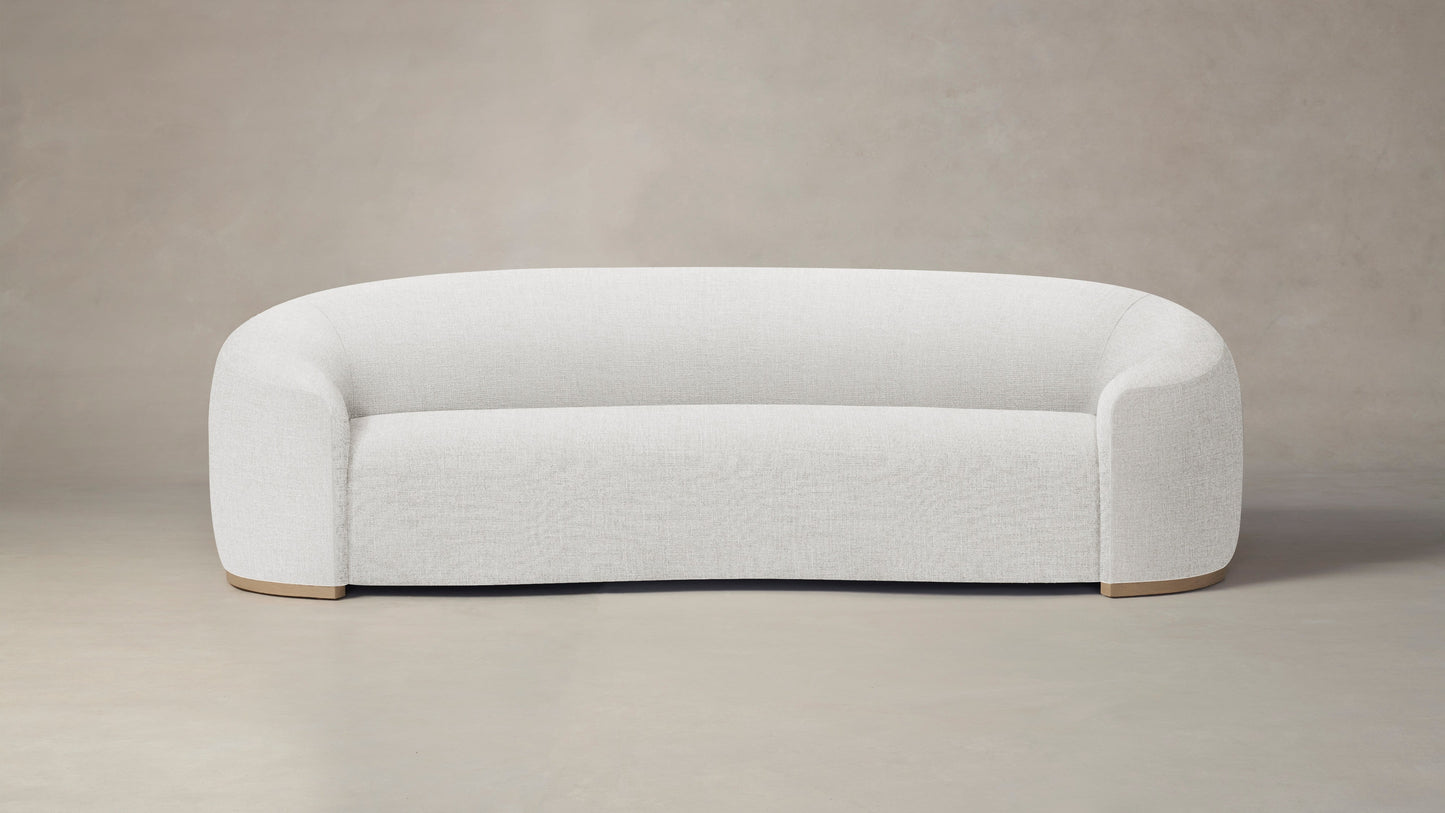 The Chelsea - Belgian Linen Egret Sofa