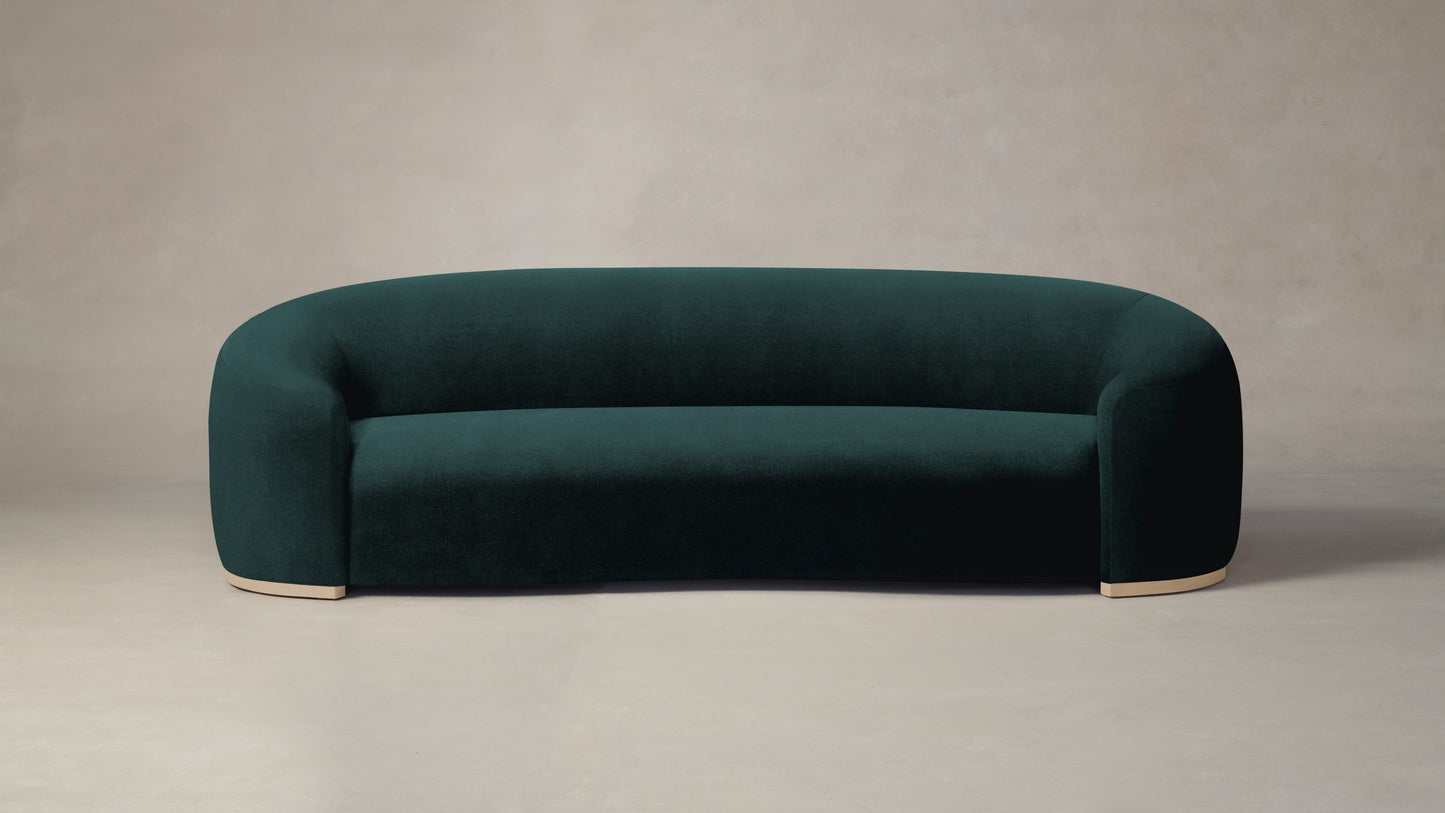 The Chelsea - Performance Velvet Emerald Sofa