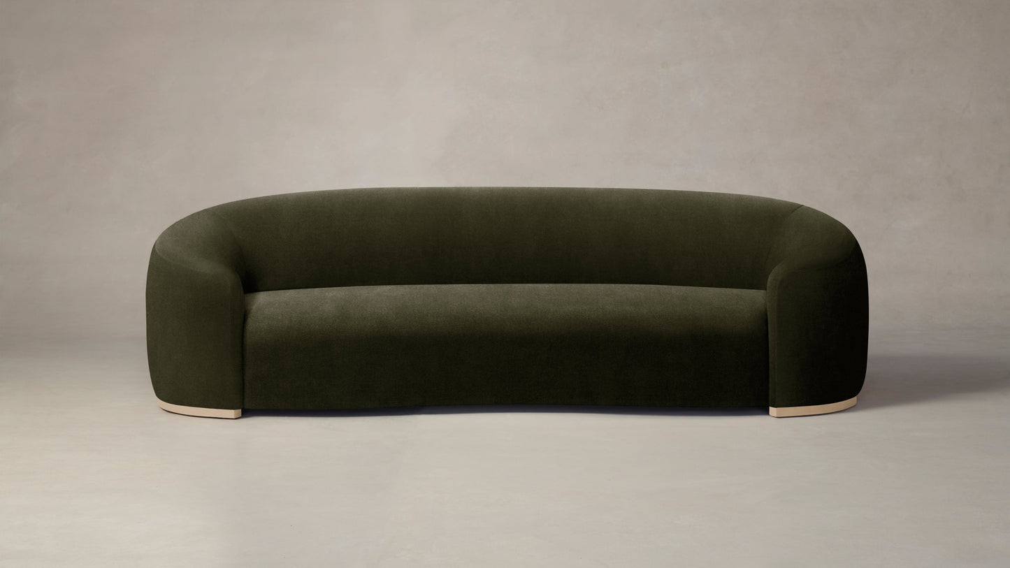 The Chelsea - Performance Velvet Olive Sofa