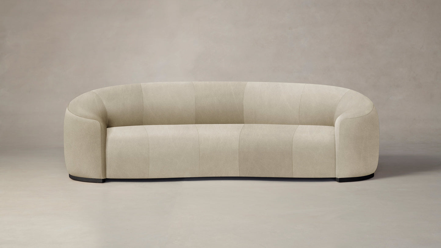 The Chelsea - Tuscan Leather Bisque Sofa