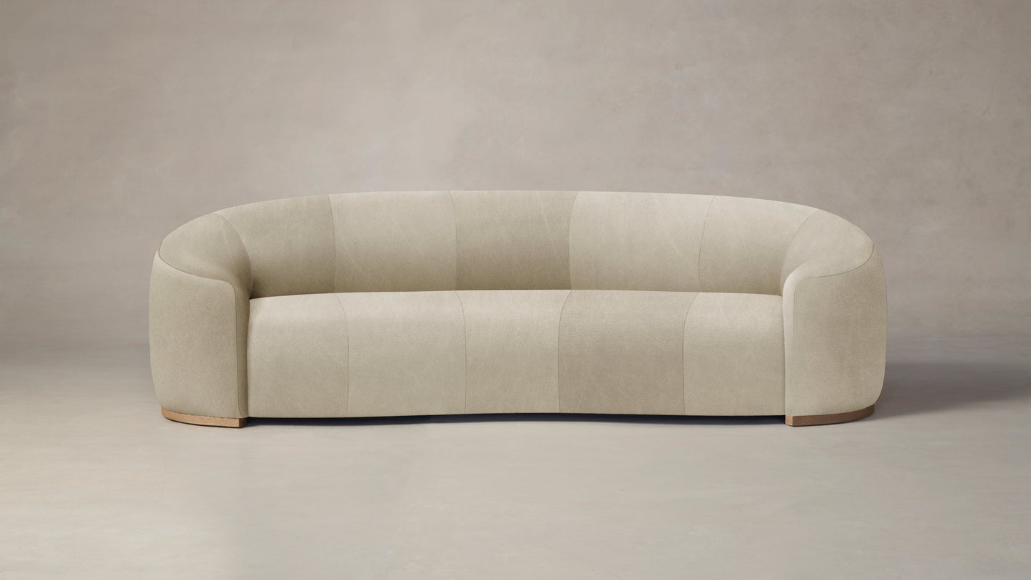 The Chelsea - Tuscan Leather Bisque Sofa
