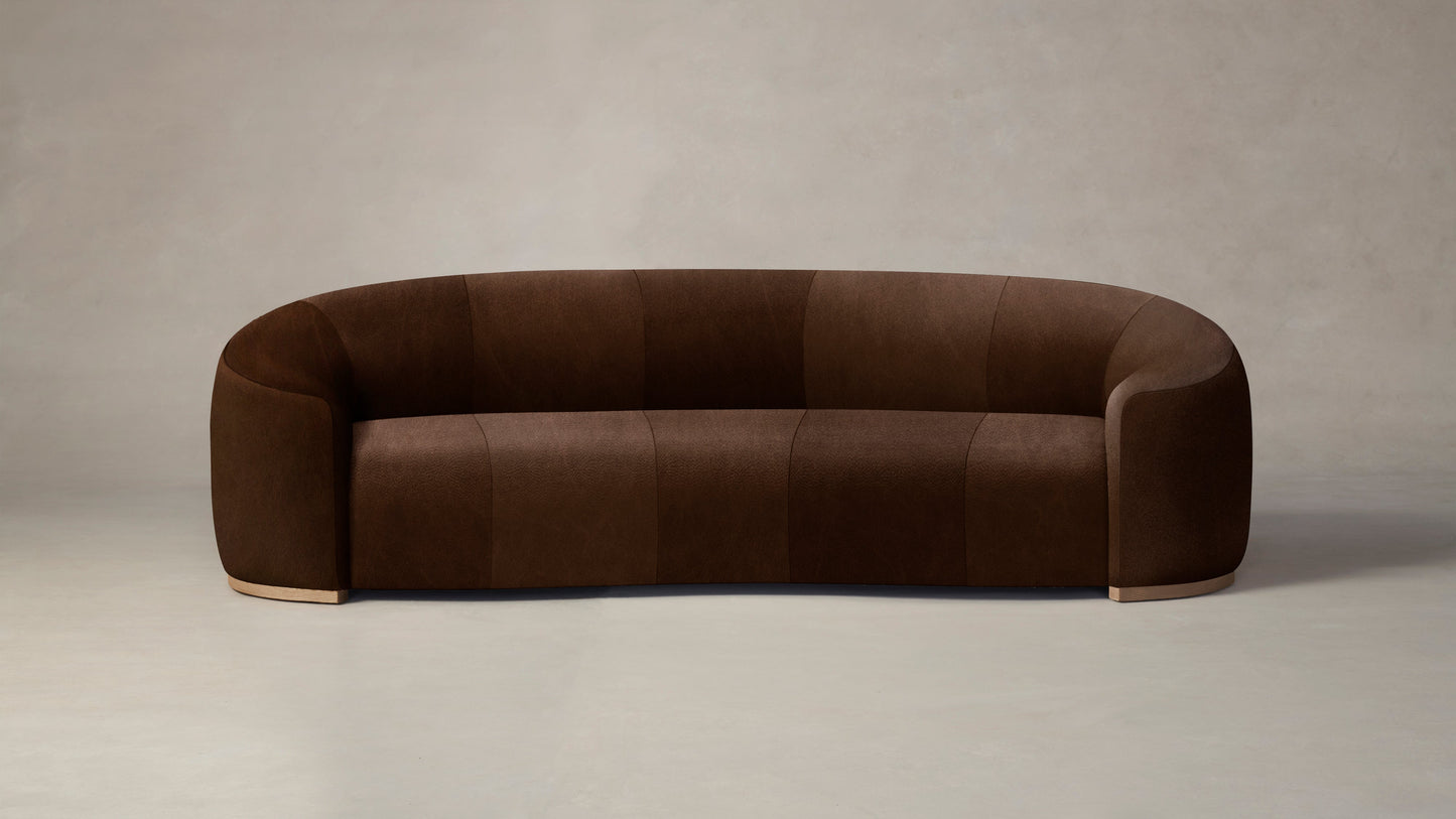 The Chelsea - Tuscan Leather Bourbon Sofa
