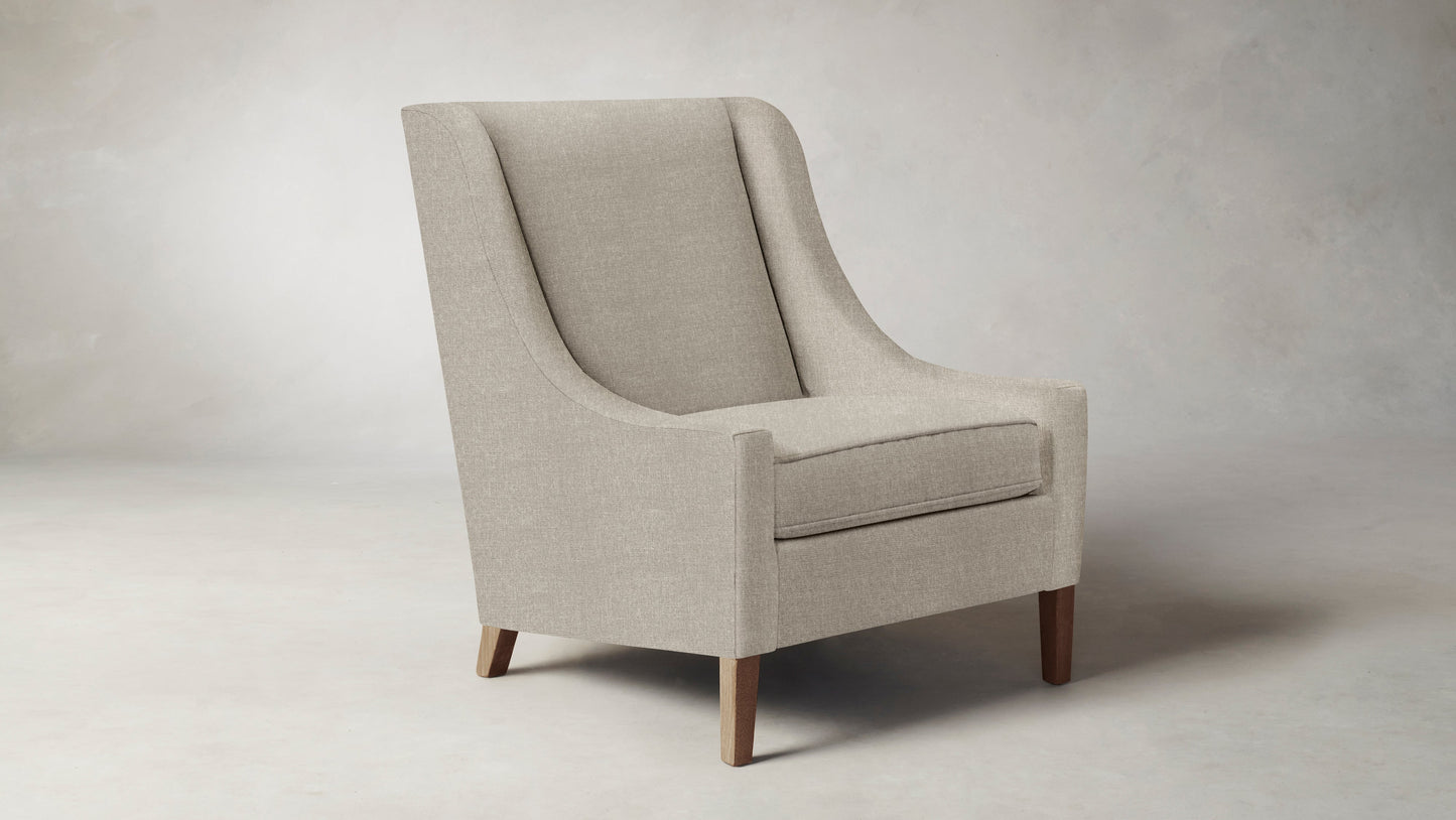 The Chrystie - Performance Stonewashed Linen Dew Chair