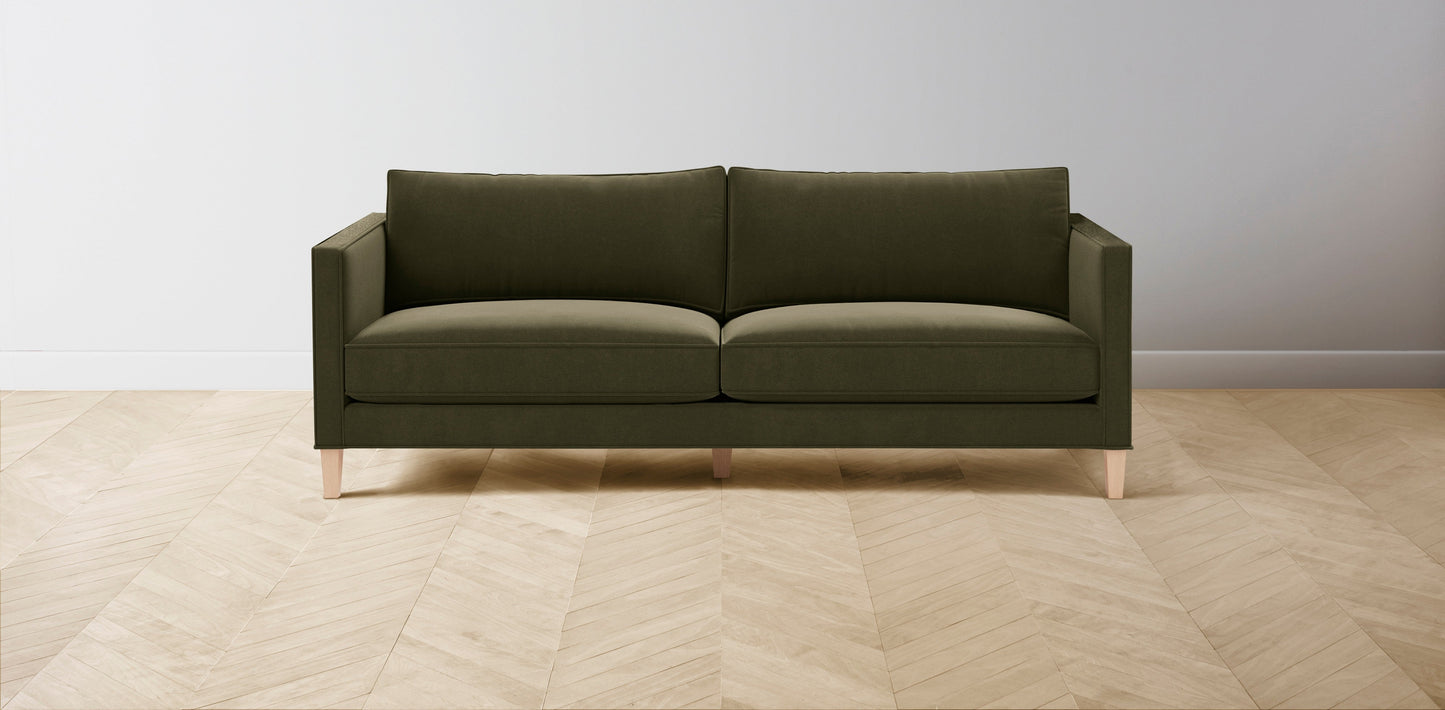 The Crosby - Mohair Moss Sofa