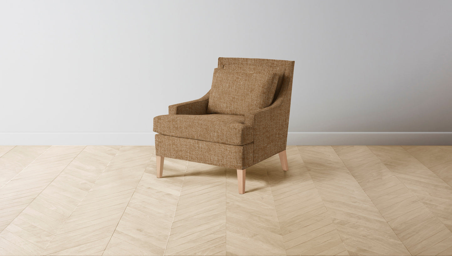 The Downing - Belgian Linen Chai Chair