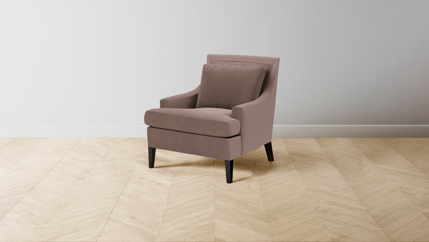 The Downing - Mohair Peony Chair