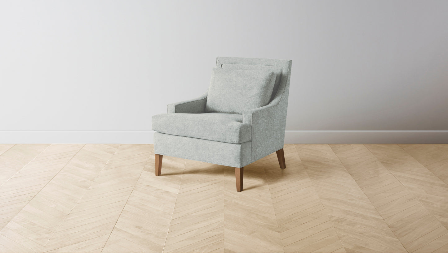 The Downing - Performance Melange Weave Seaglass Chair