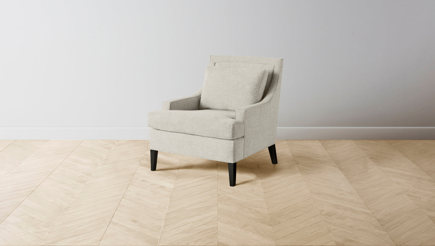 The Downing - Performance Stonewashed Linen Dew Chair
