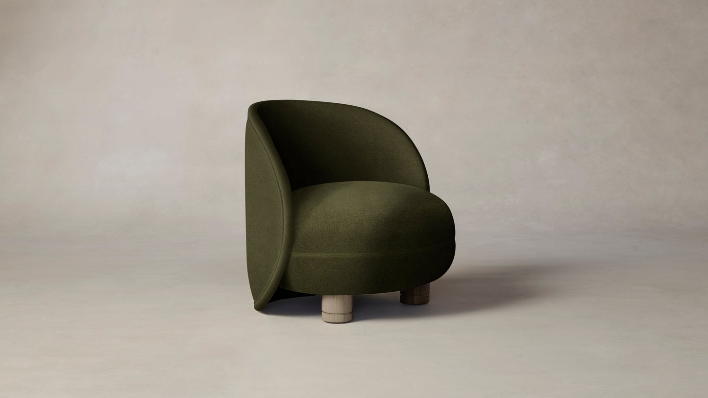 The Laight - Mohair Moss Chair