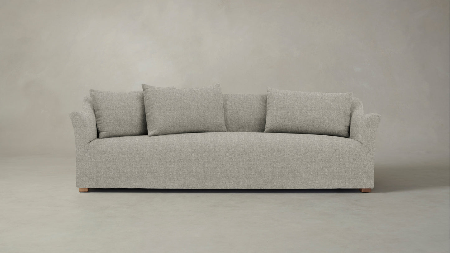 The Lenox - Performance Basketweave Pebble Sofa