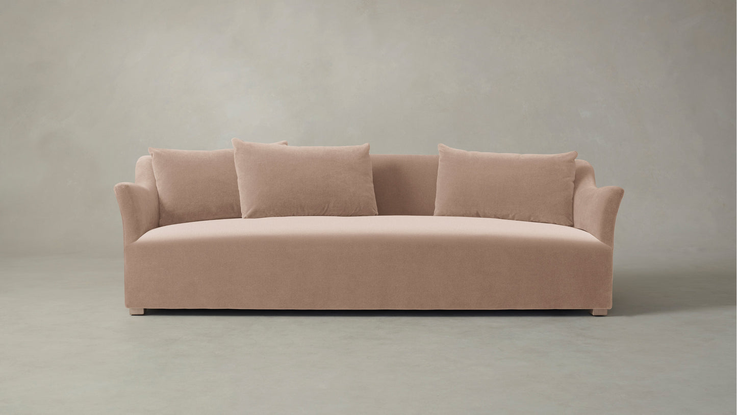 The Lenox - Performance Velvet Dusty Rose Sofa