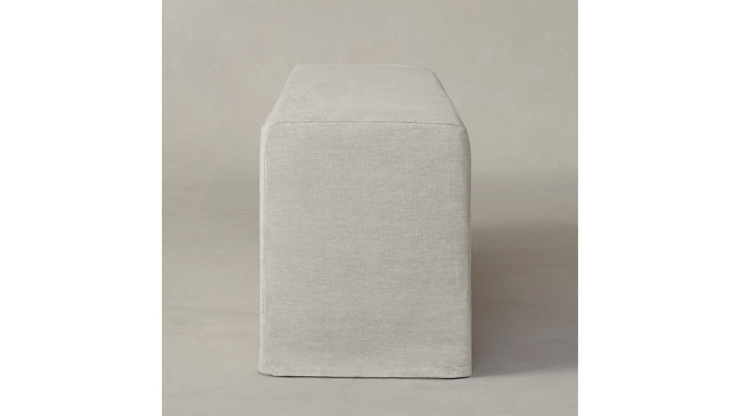 The Beacon - Performance Stonewashed Linen Dew Dining Bench