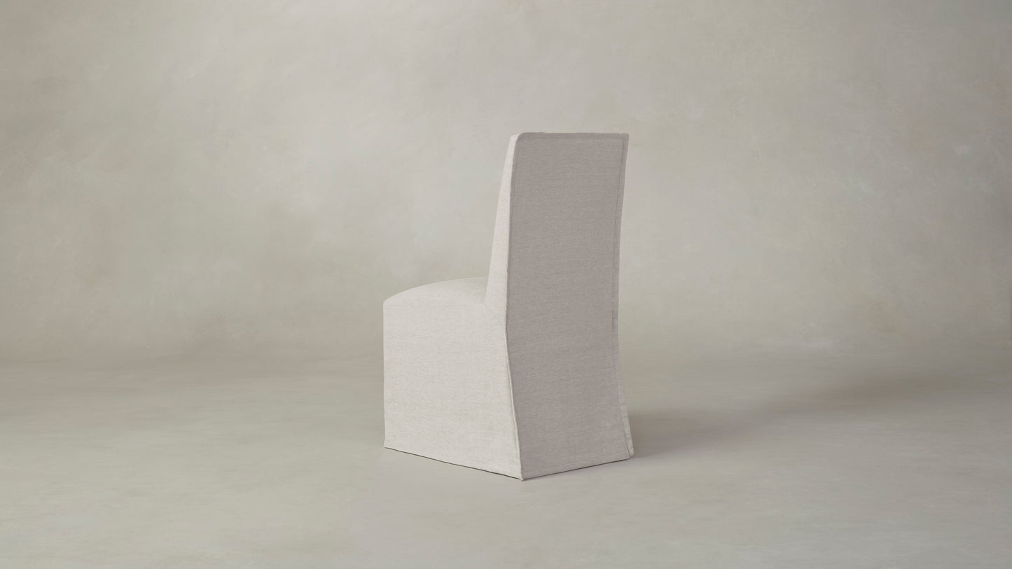 The Beacon - Performance Stonewashed Linen Dew Dining Chair
