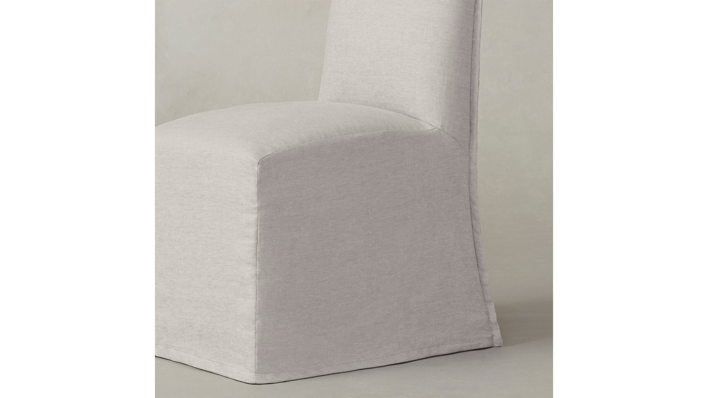 The Beacon - Performance Stonewashed Linen Dew Dining Chair
