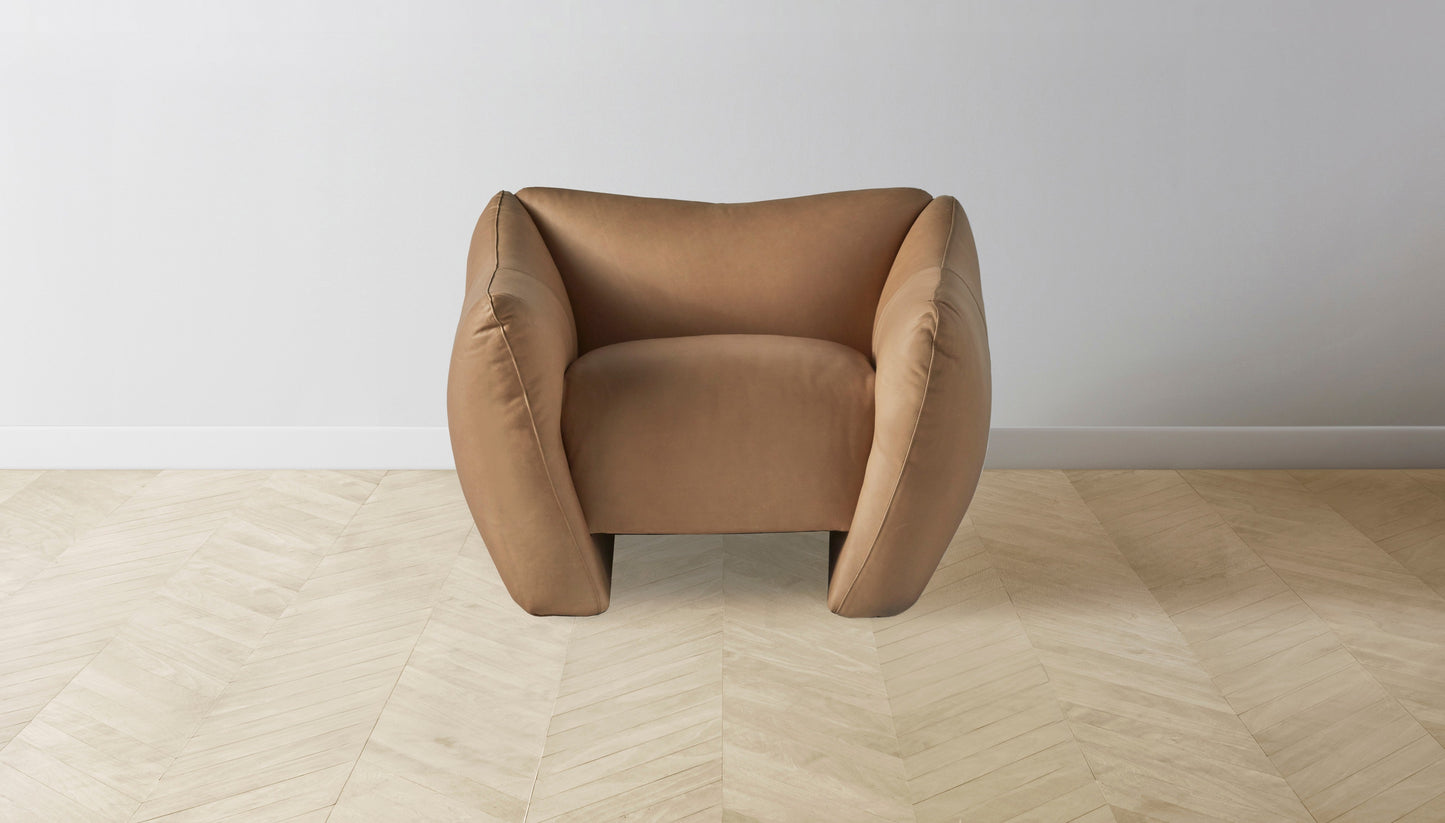 The Bond - Tuscan Leather Camel Chair