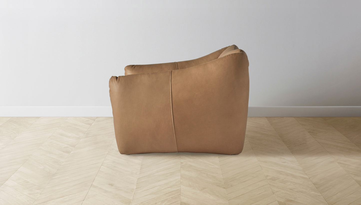 The Bond - Tuscan Leather Camel Chair