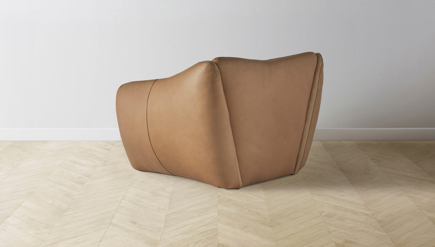 The Bond - Tuscan Leather Camel Chair