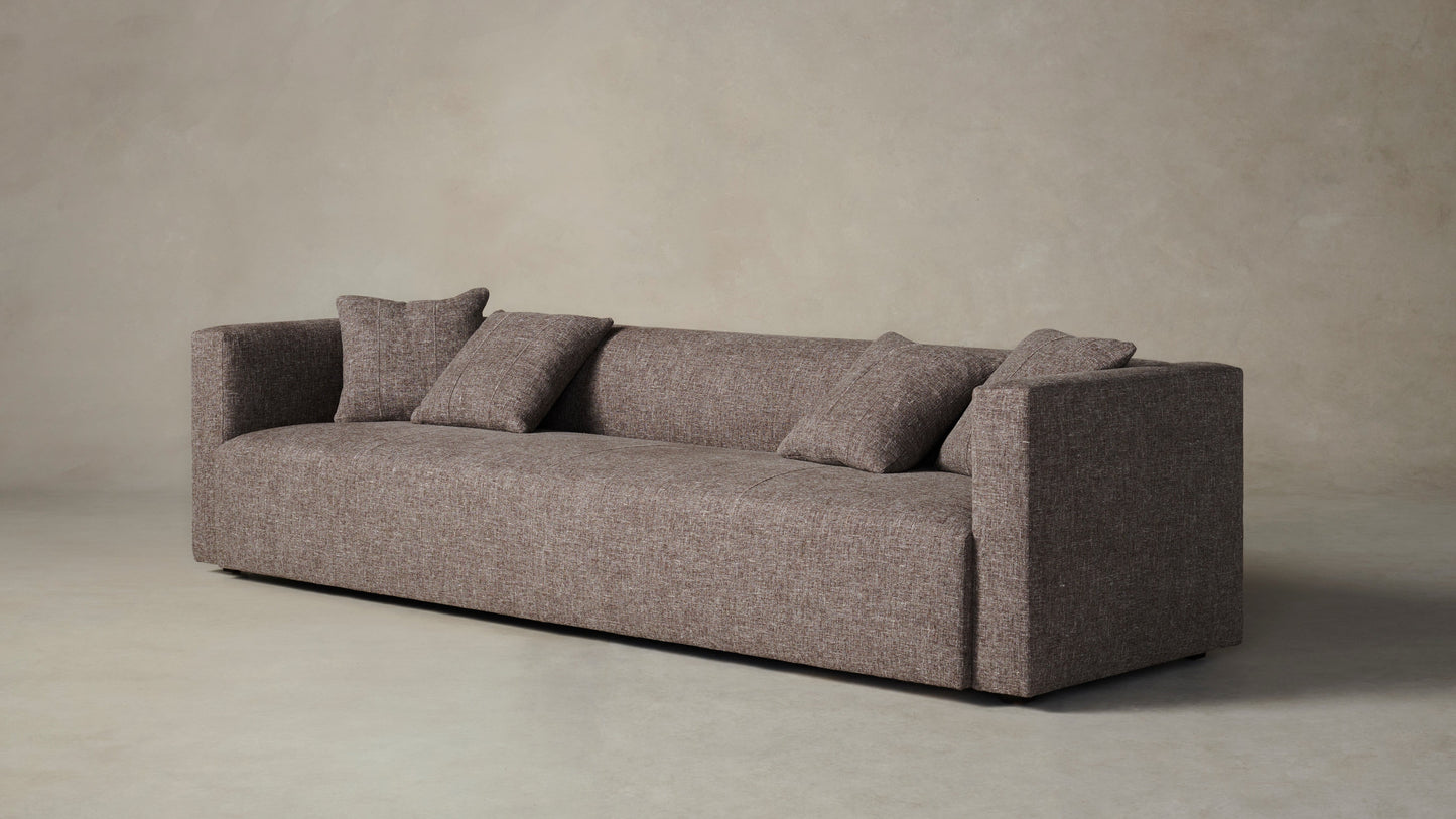 The Breuer - Belgian Linen Carob Sofa