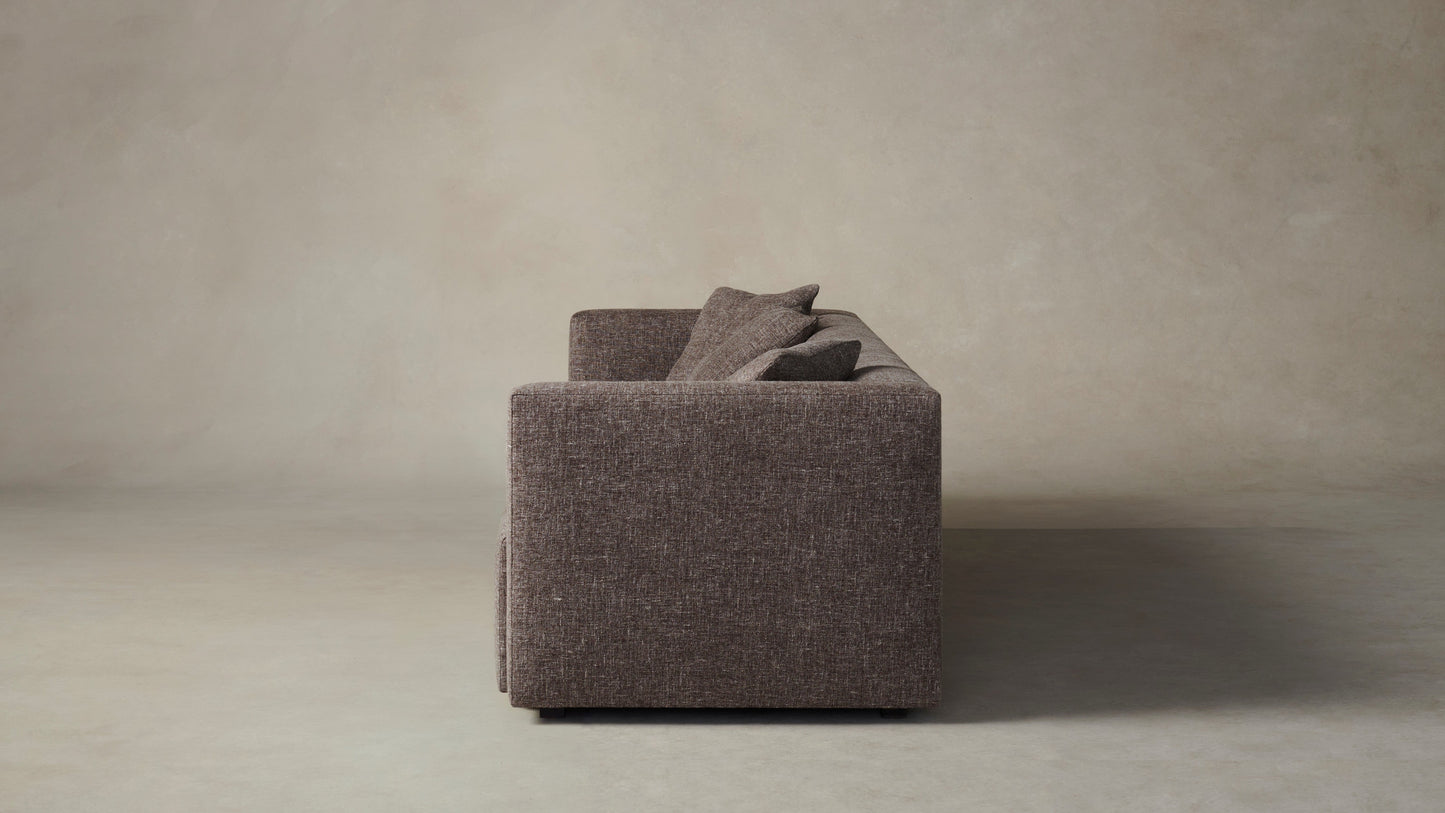 The Breuer - Belgian Linen Carob Sofa