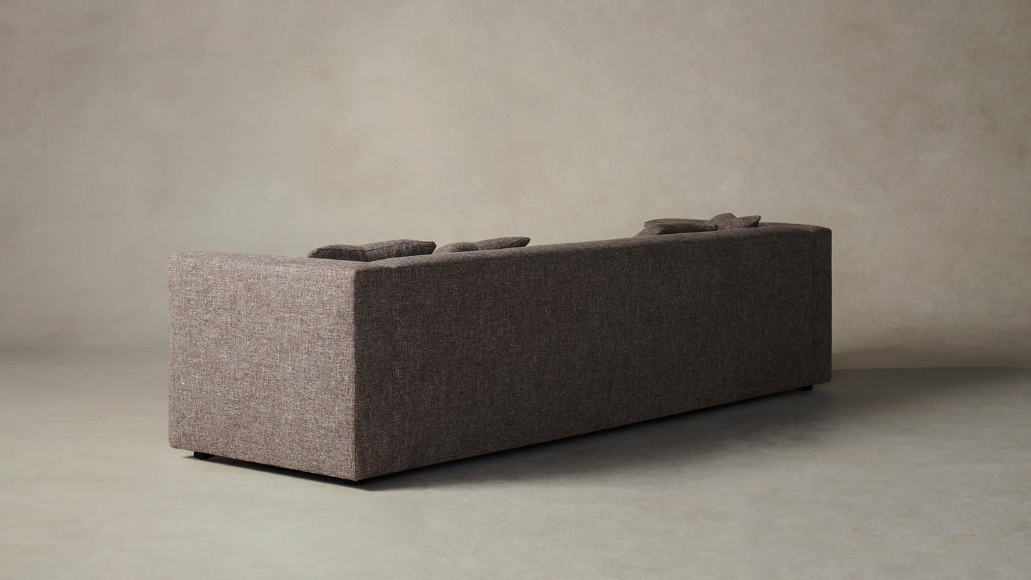 The Breuer - Belgian Linen Carob Sofa