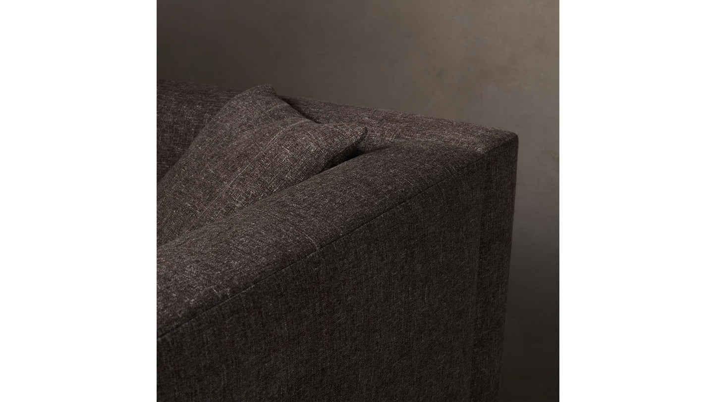 The Breuer - Belgian Linen Carob Sofa