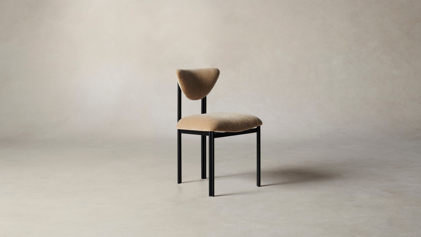 The Cooper - Mohair Almond Dining Chair